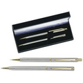 Slim Pen and Pencil Gift Set, Stainless Steel Pen